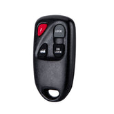 Car Key Fob 4 BTN Replacment for 2003-2005 Mazda 6 KPU41805 4238A-12076  KR-M4RA